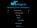 Website Snapshot of MPTECHNOLOGIES, INC.